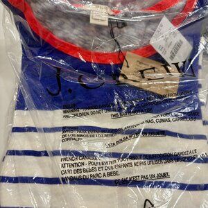 NWT J. Crew Striped Cotton shirt size: XXS